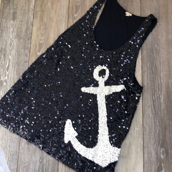 Sequined JCrew tank
